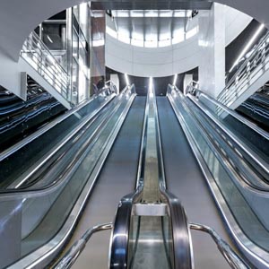 интерьерный фотограф сергей крылов москва московский метрополитен эскалатор станция