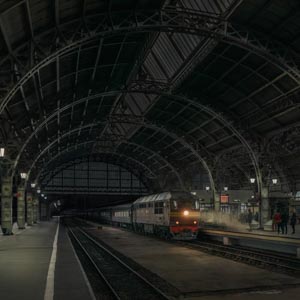 железнодорожный фотограф сергей крылов витебский вокзал санк-петербург тпеловоз тэп70 пассажирский поезд ржд