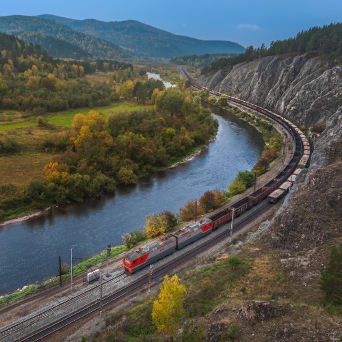 железнодорожный фотограф сергей крылов электровоз 2эс10 гранит грузовой поезд   вязовая лето ржд юужд челябинская область